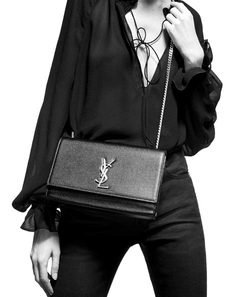 medium kate satchel ysl|KATE MEDIUM IN GRAIN DE POUDRE EMBOSSED LEATHER.